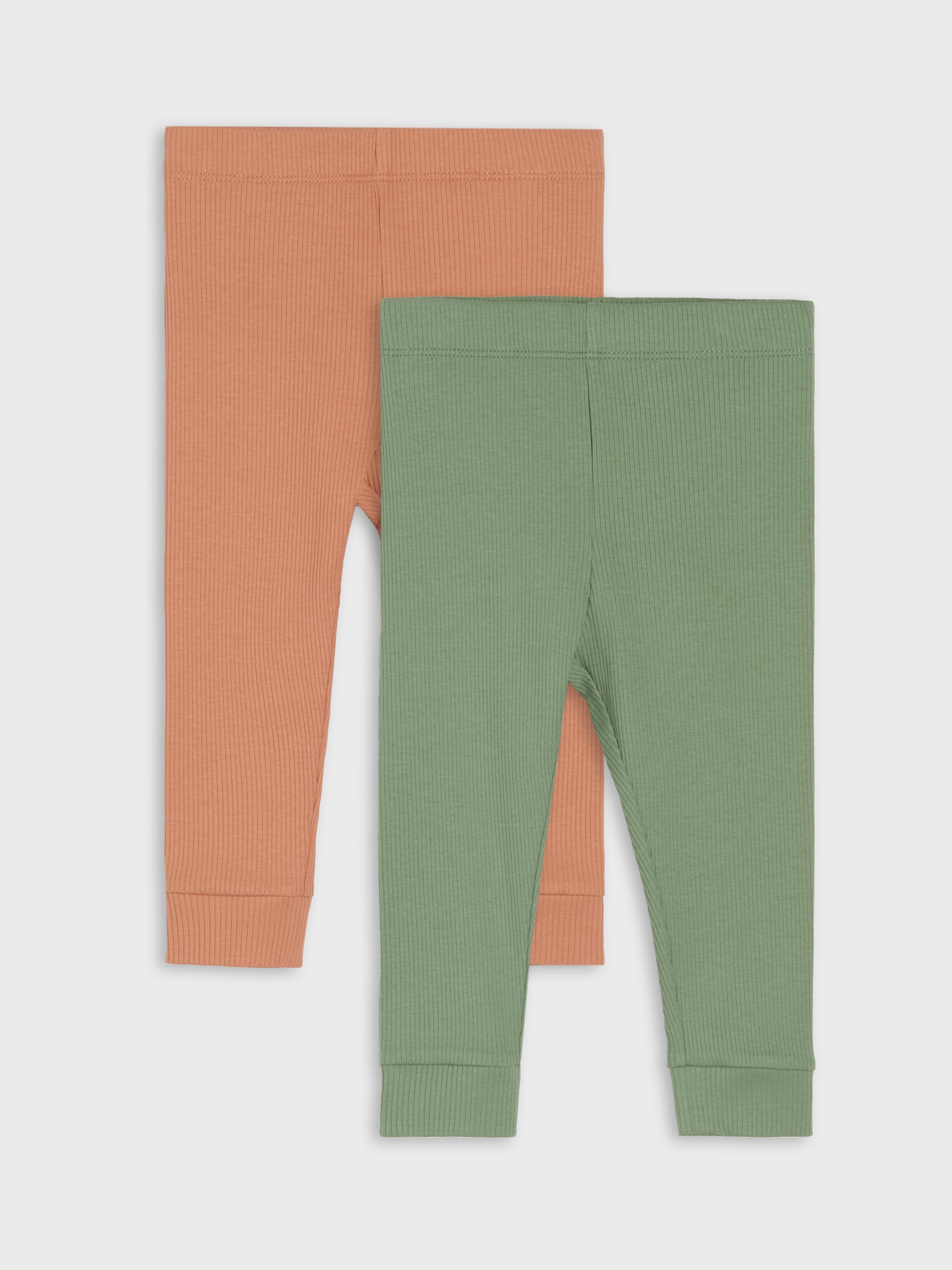 Prążkowane legginsy 2 pack