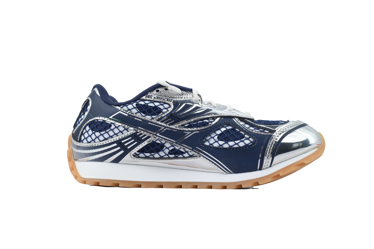 BOTTEGA VENETA Orbit Sneakers Deep Blue Silver