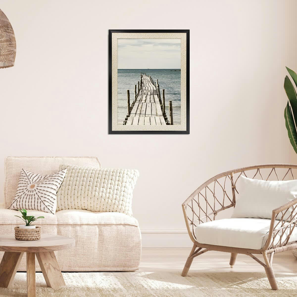 PALMA - Cadre photo noir 30x40 cm résine recyclée