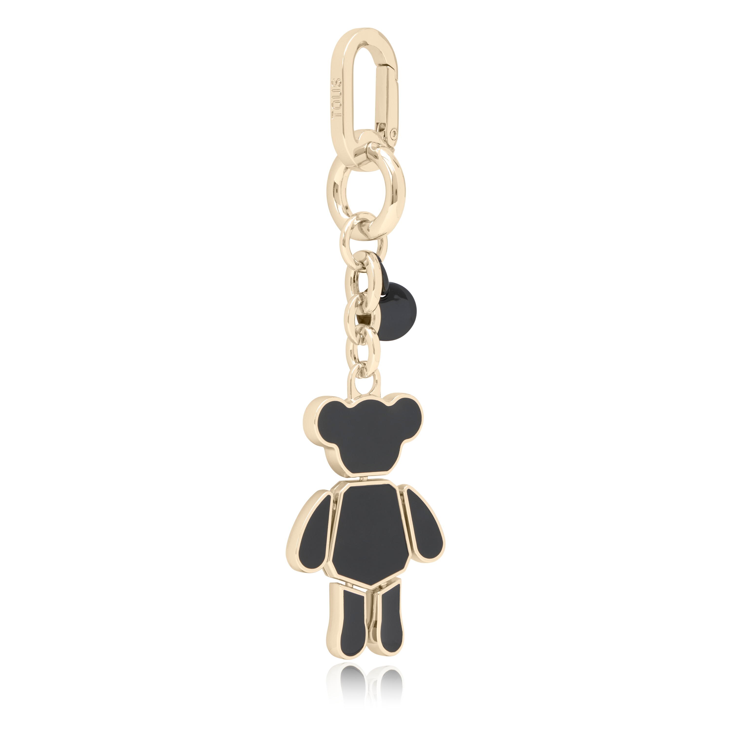 Llavero negro dorado TOUS Puppet Bear