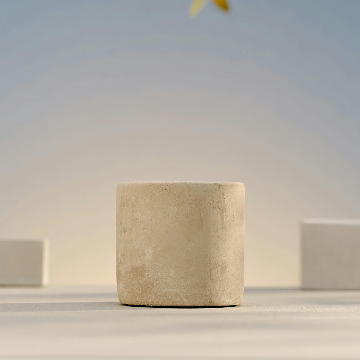 - Bougie extérieur pot béton 20h Citronnelle