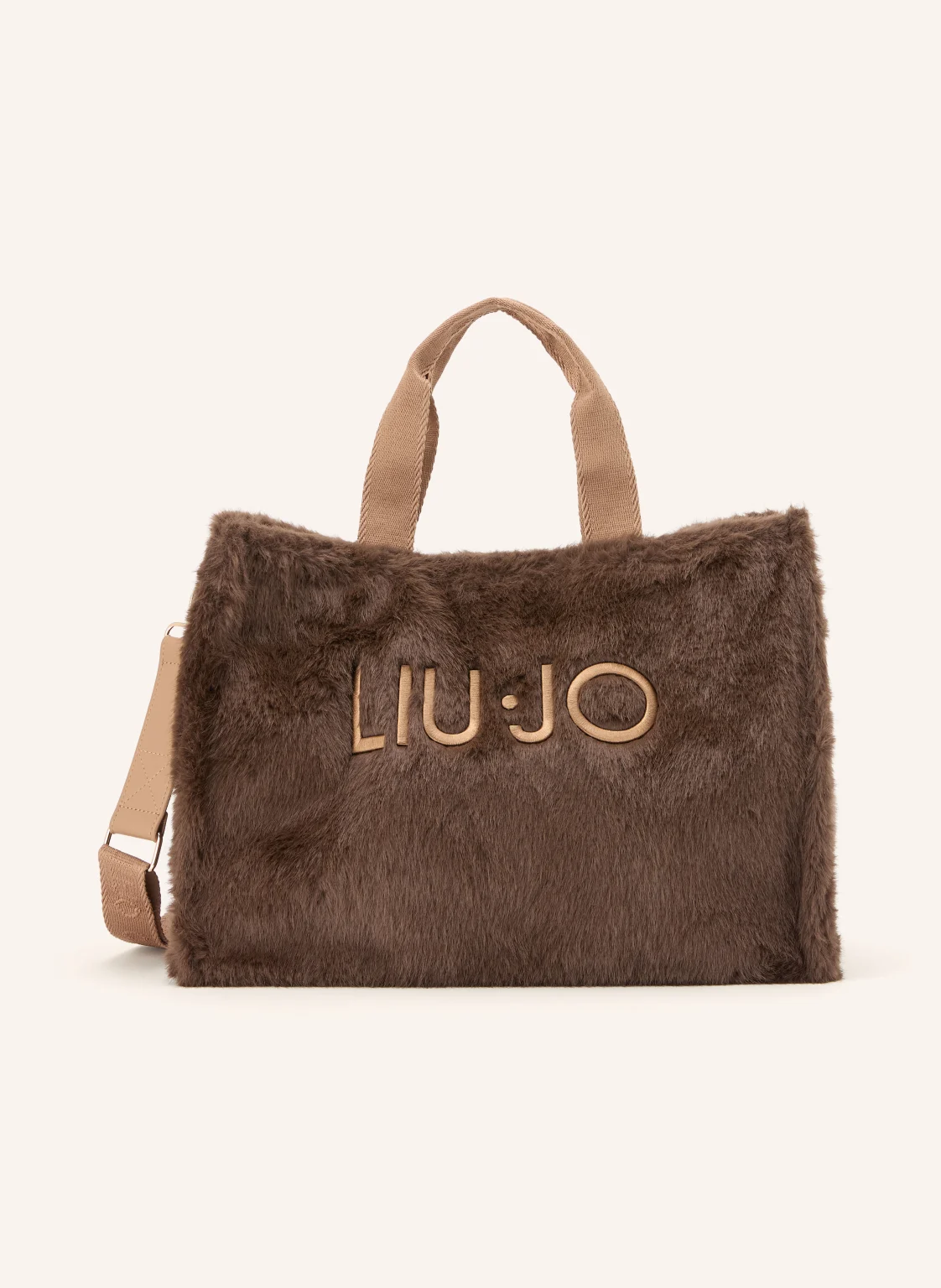 LIU JO Kunstfell-Shopper