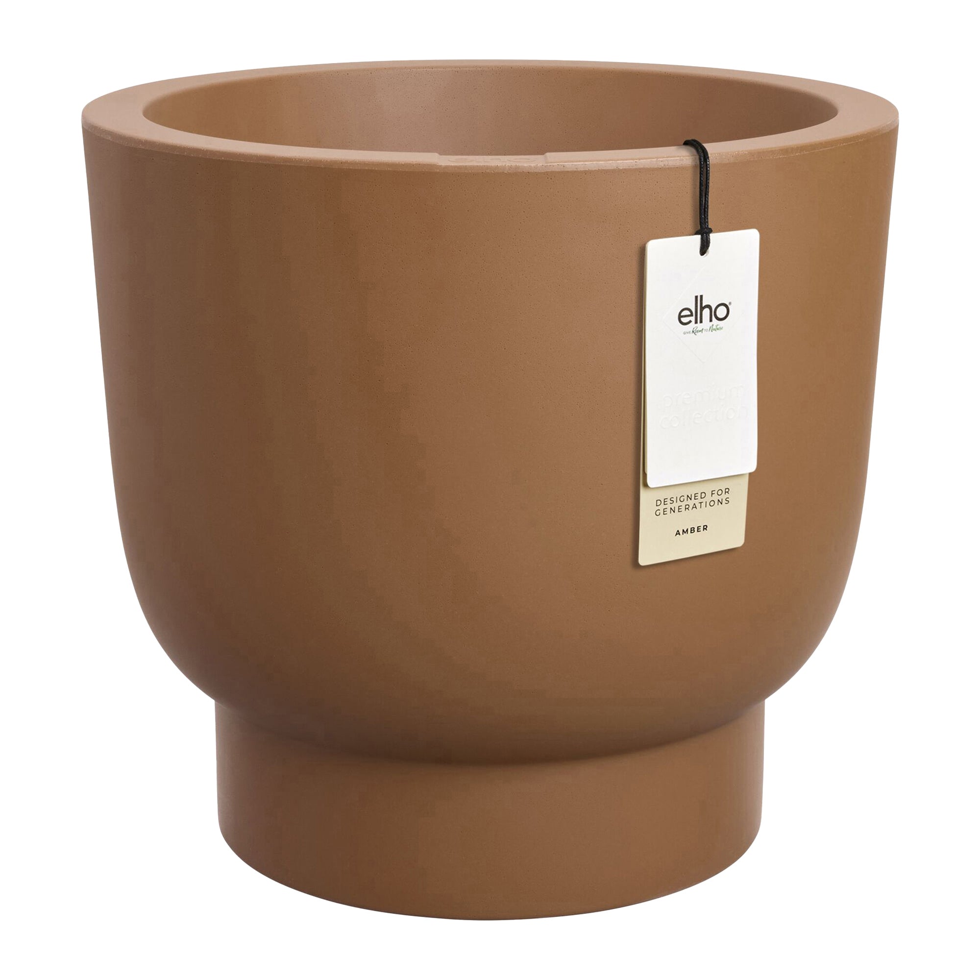 Elho Amber Grail 47 - Karamel - Ø 47 x H 45 cm - Binnen en Buiten - 10