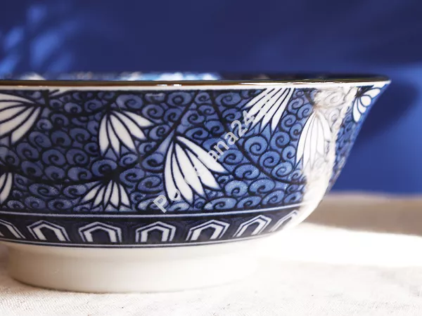Miska do ramenu 21 cm/1,2 L Tokyo Design Studio - Hana Blue 22267