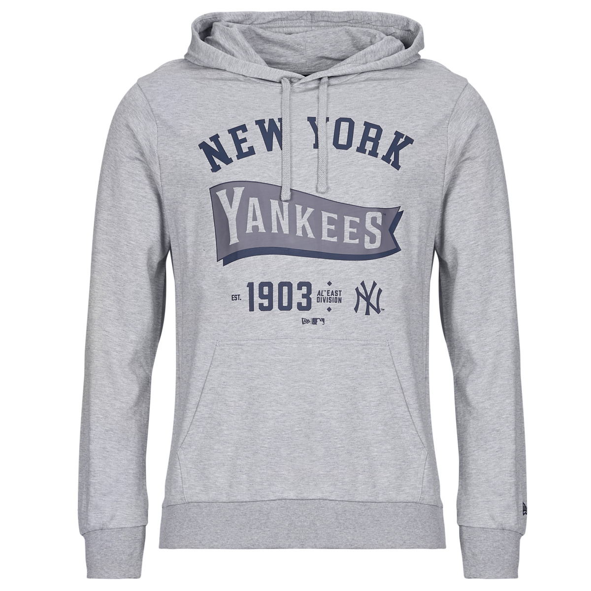 New-Era - MLB PENNANT GRAPHIC HOODIE NEW YORK YANKEES - Grey