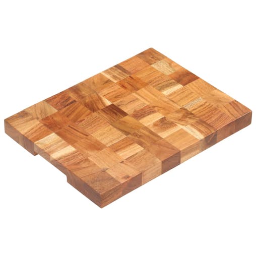 NNEVL Chopping Board 40x30x3.8 cm Solid Acacia Wood