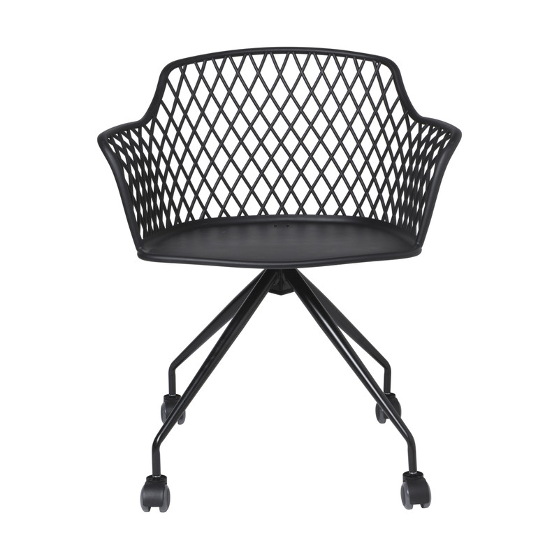 Bureaustoel Leon - zwart - 80x62.5x55.5 cm