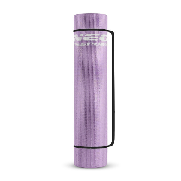 Mata do ćwiczeń jogi fitness fioletowa Neo-Sport NS-921