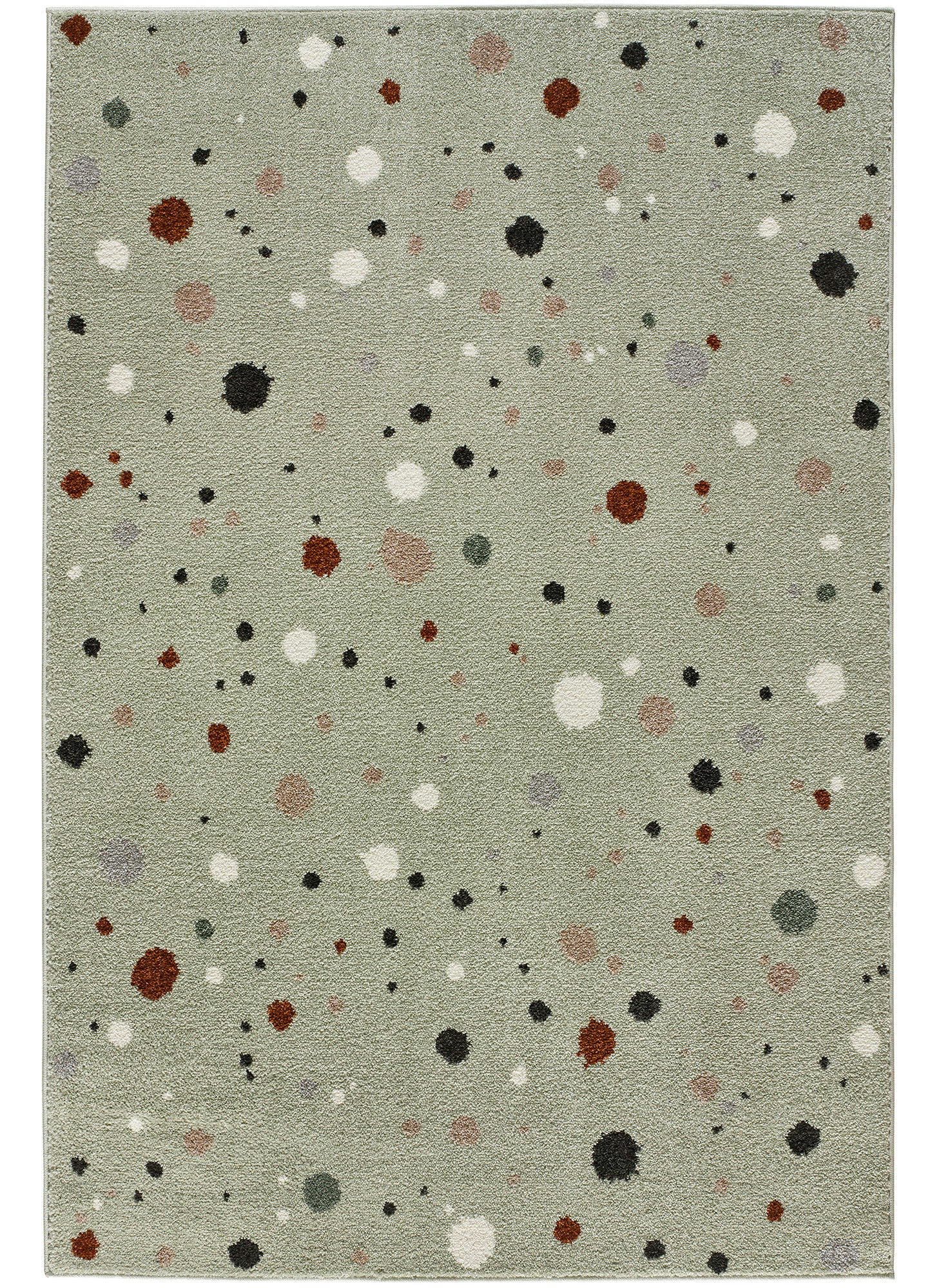 BEATS - Tapis enfant en vert, 120X170 cm