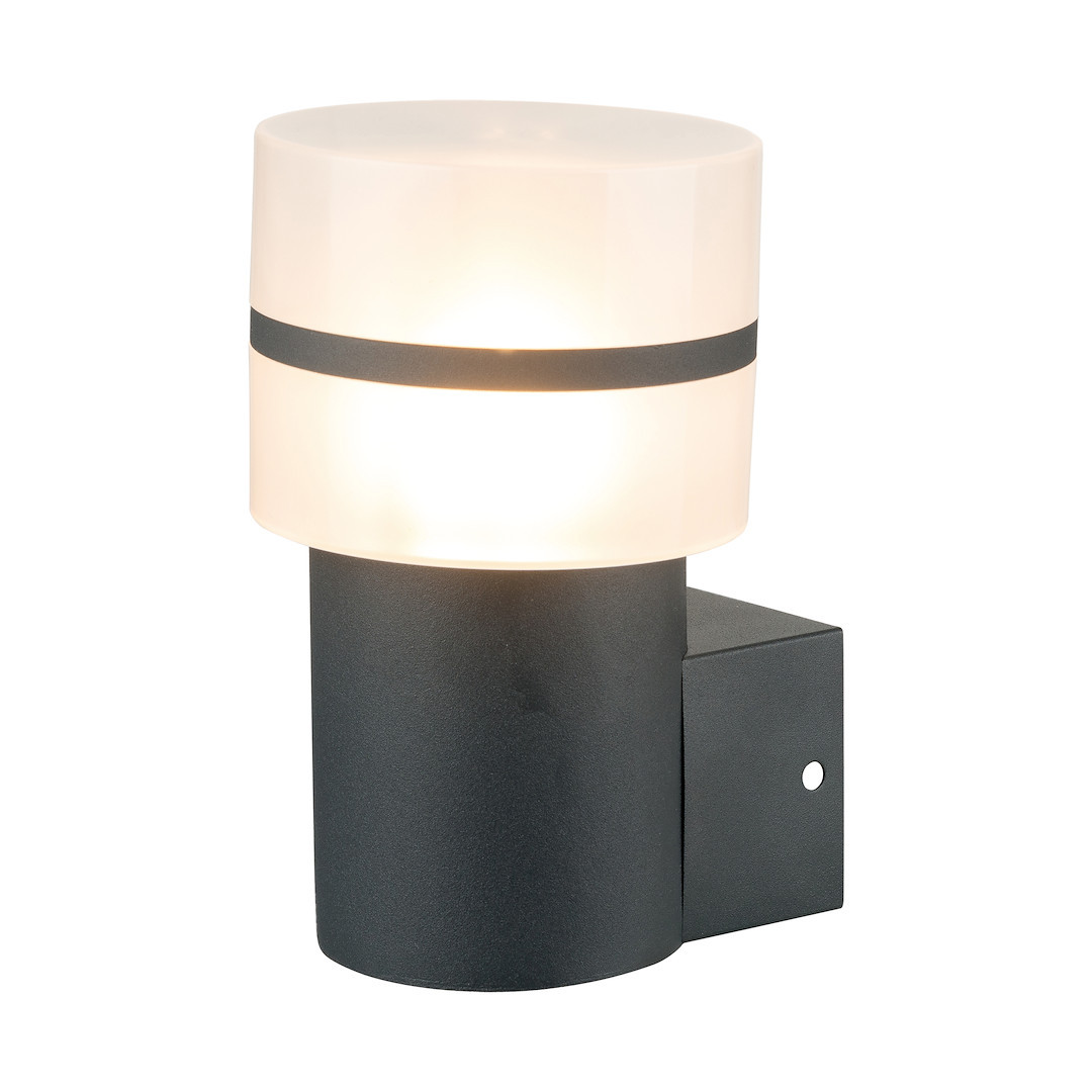 Kinkiet zewnętrznyczarno-biały MIA 1xE27x60W IP44 Eko-Light