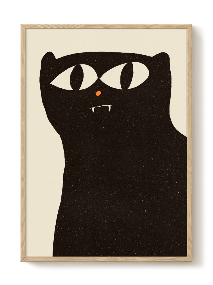 Enikő Eged - Black Cat - PSTR studio Kunst Poster