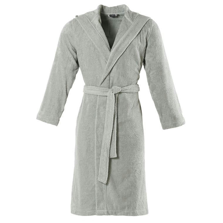 OSMOSE - Peignoir homme à capuche uni coton biologique vert