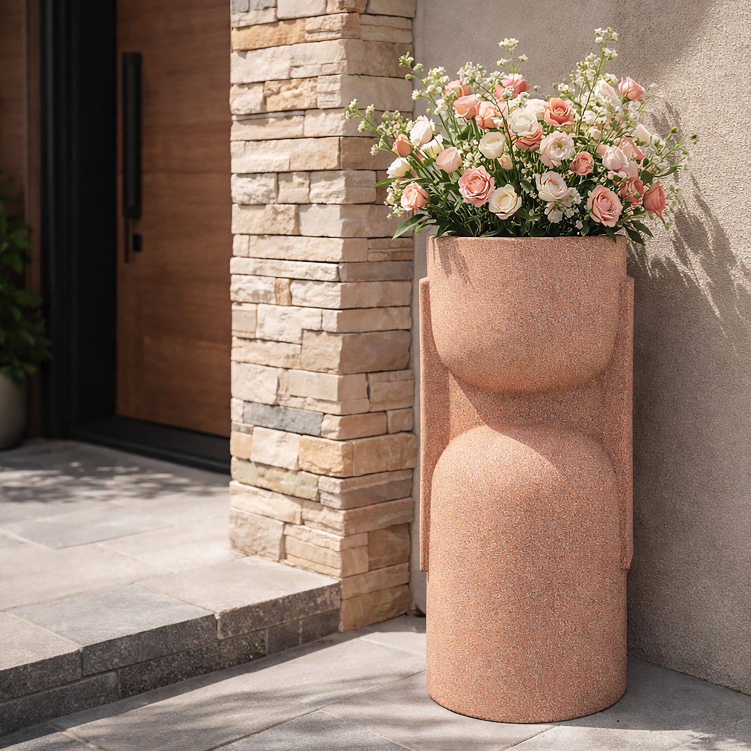 Porta vaso Nui 36x34x70,5 cm Mauro Ferretti