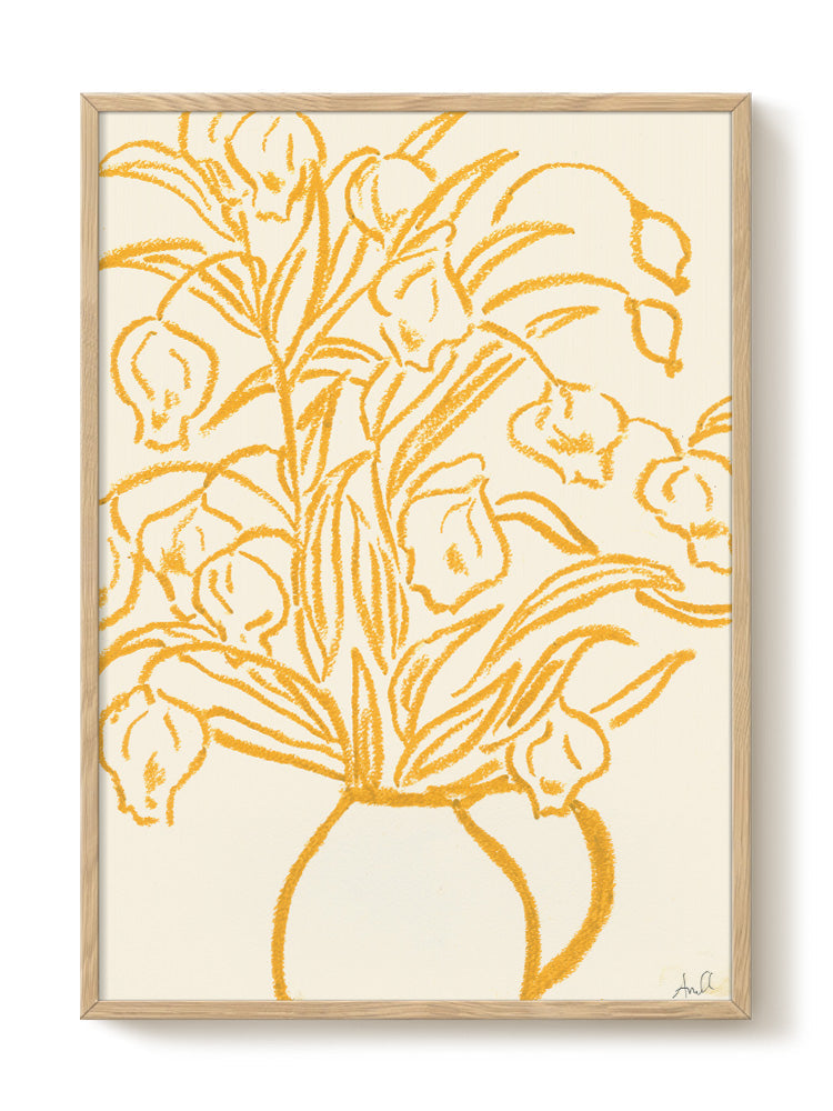 La Poire - Yellow Flowers II - PSTR studio Kunst Poster