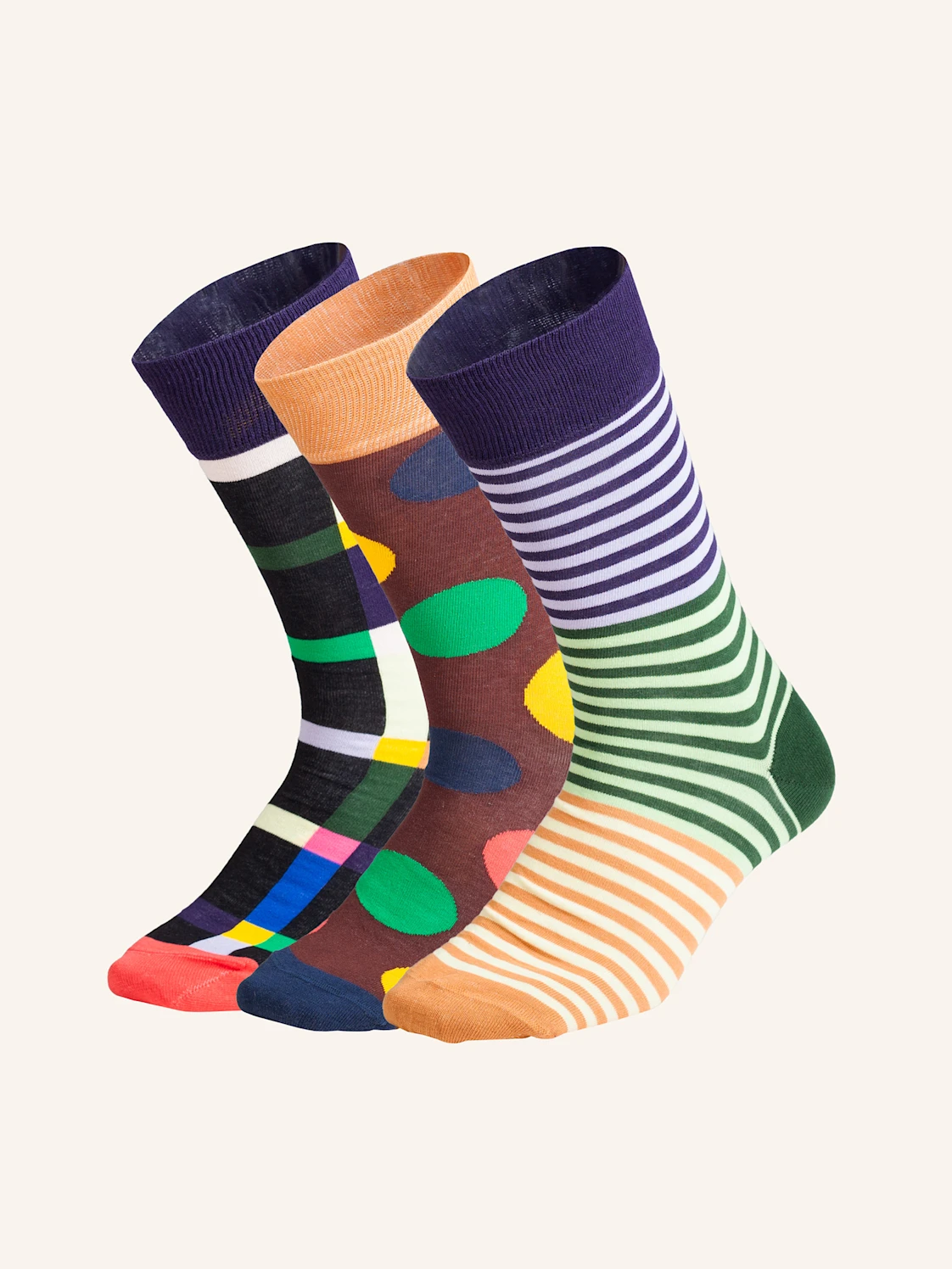 DillySocks Socken GEO TRIO (3ER BOX)