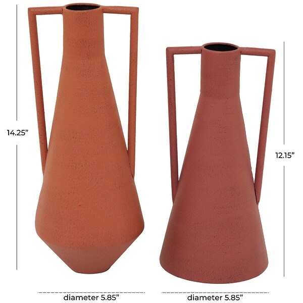 Metal Vase with Handles