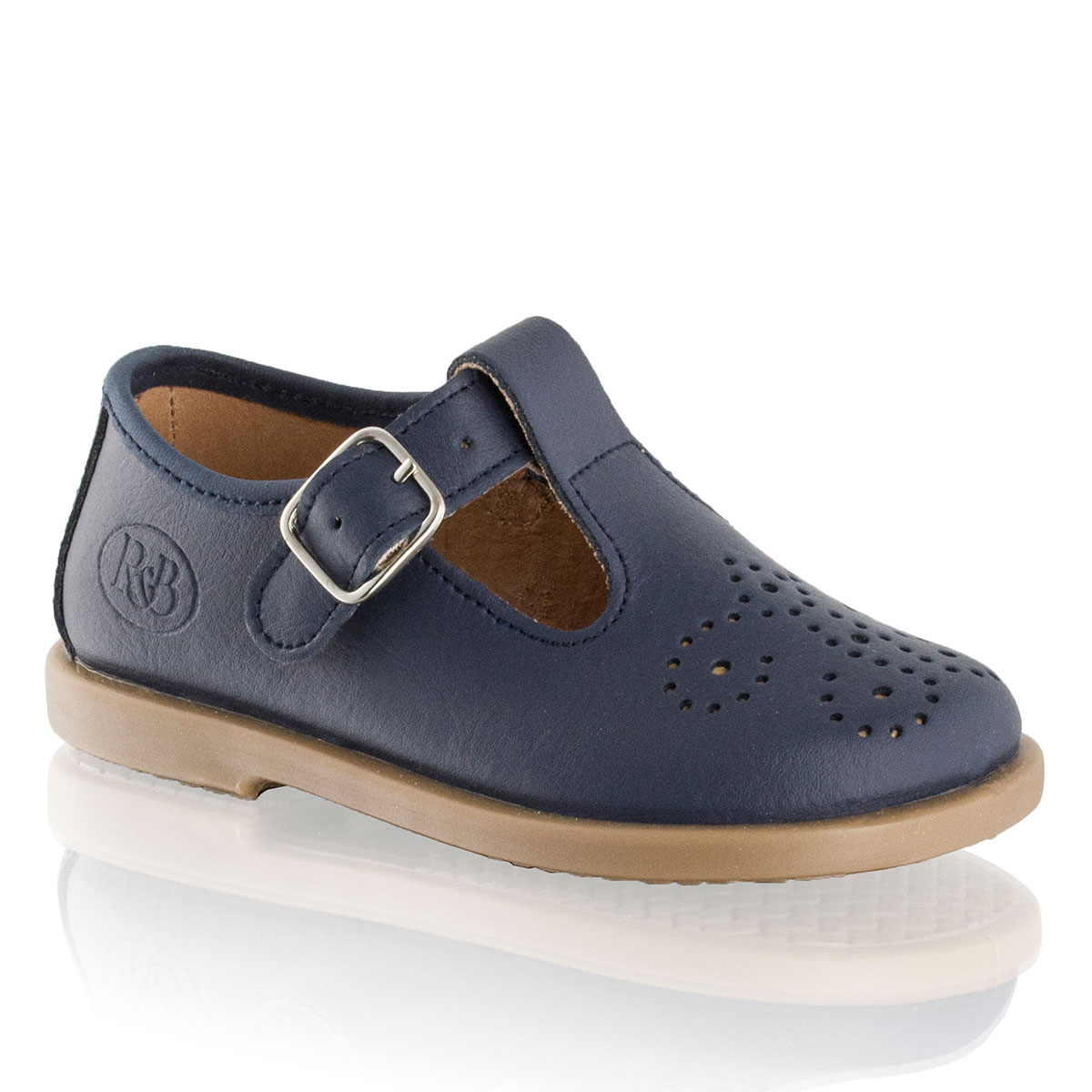 Russell & Bromley MILO Buckle T Bar Brogue Shoe