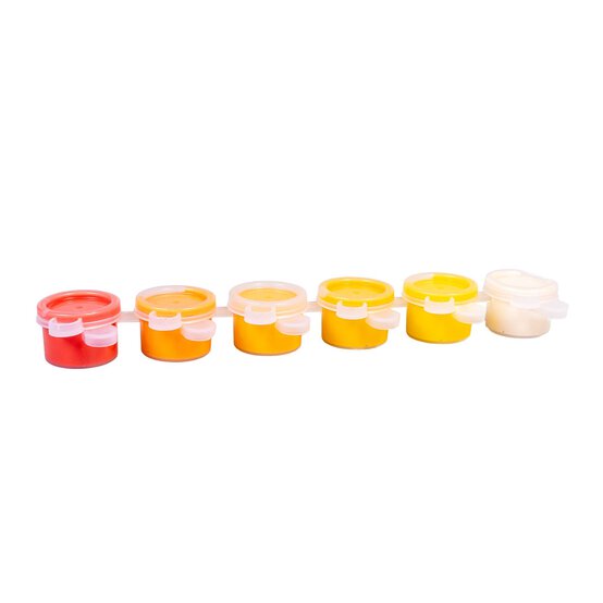 Sunset Acrylic Craft Paints 5ml 6 Pack