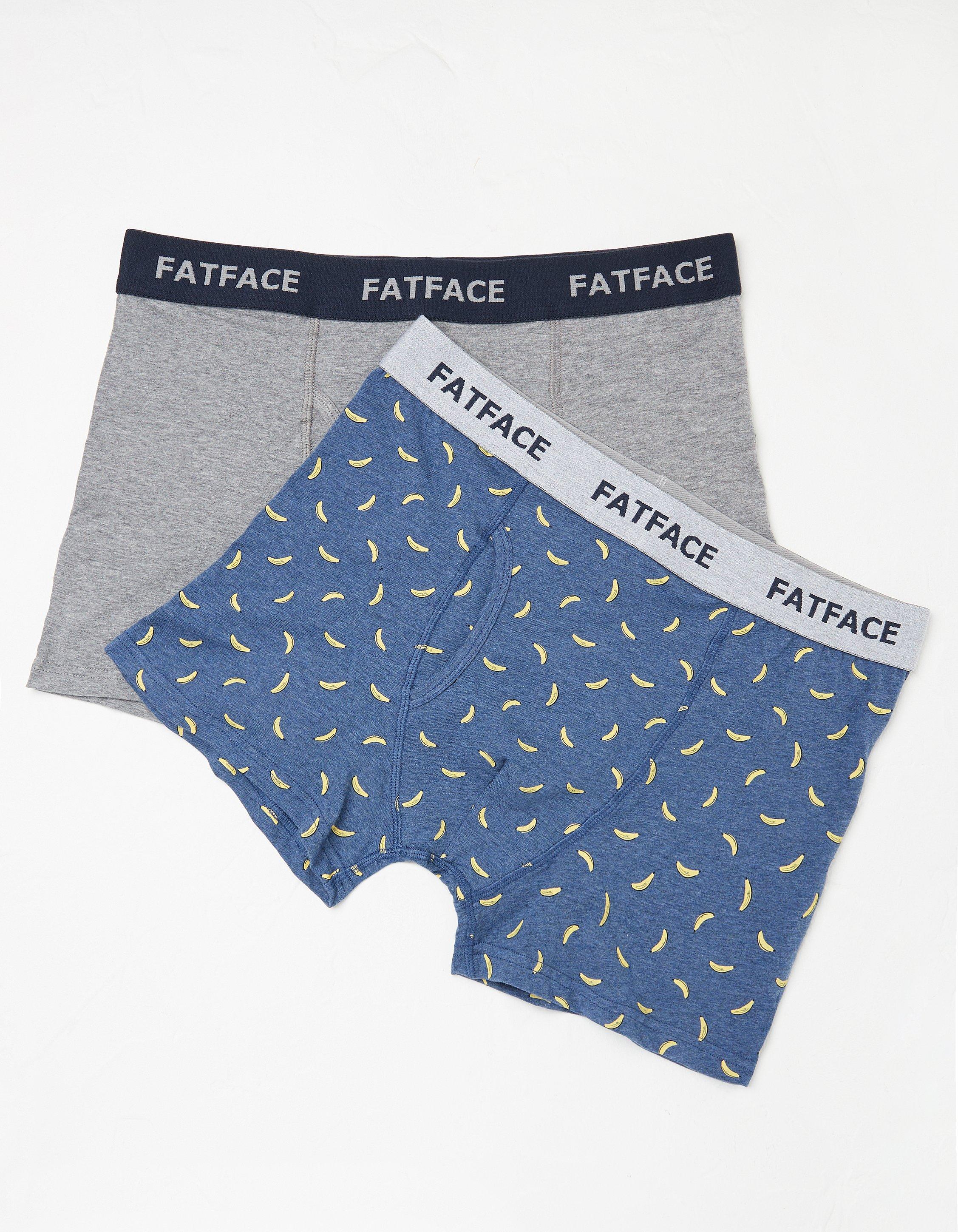Two Pack Banana Print Boxers