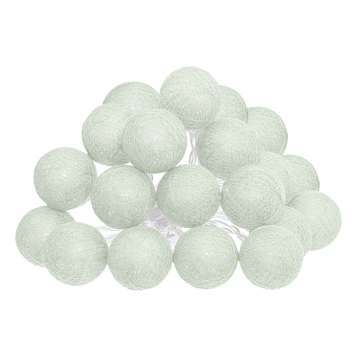 LED garland Celadon blue, L.435 cm