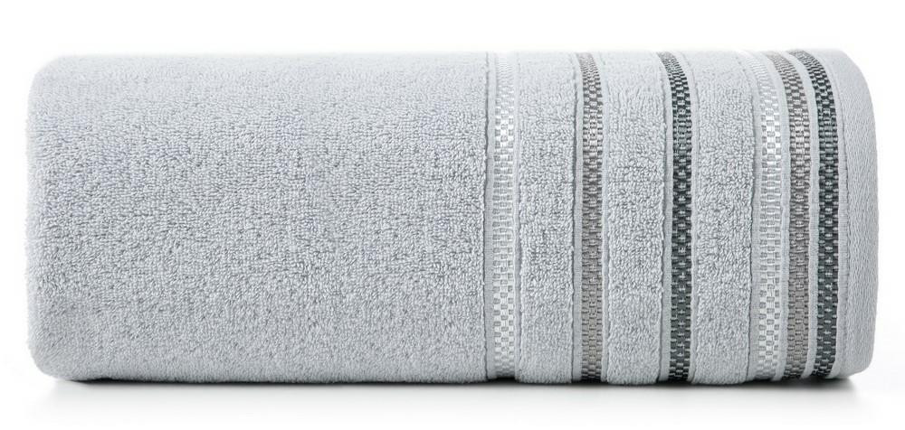 Ręcznik Livia 50x90 srebrny 460g/m2 frotte