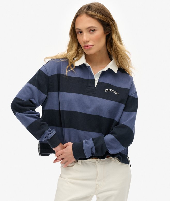Athletic Essentials Stripe Rugby Top