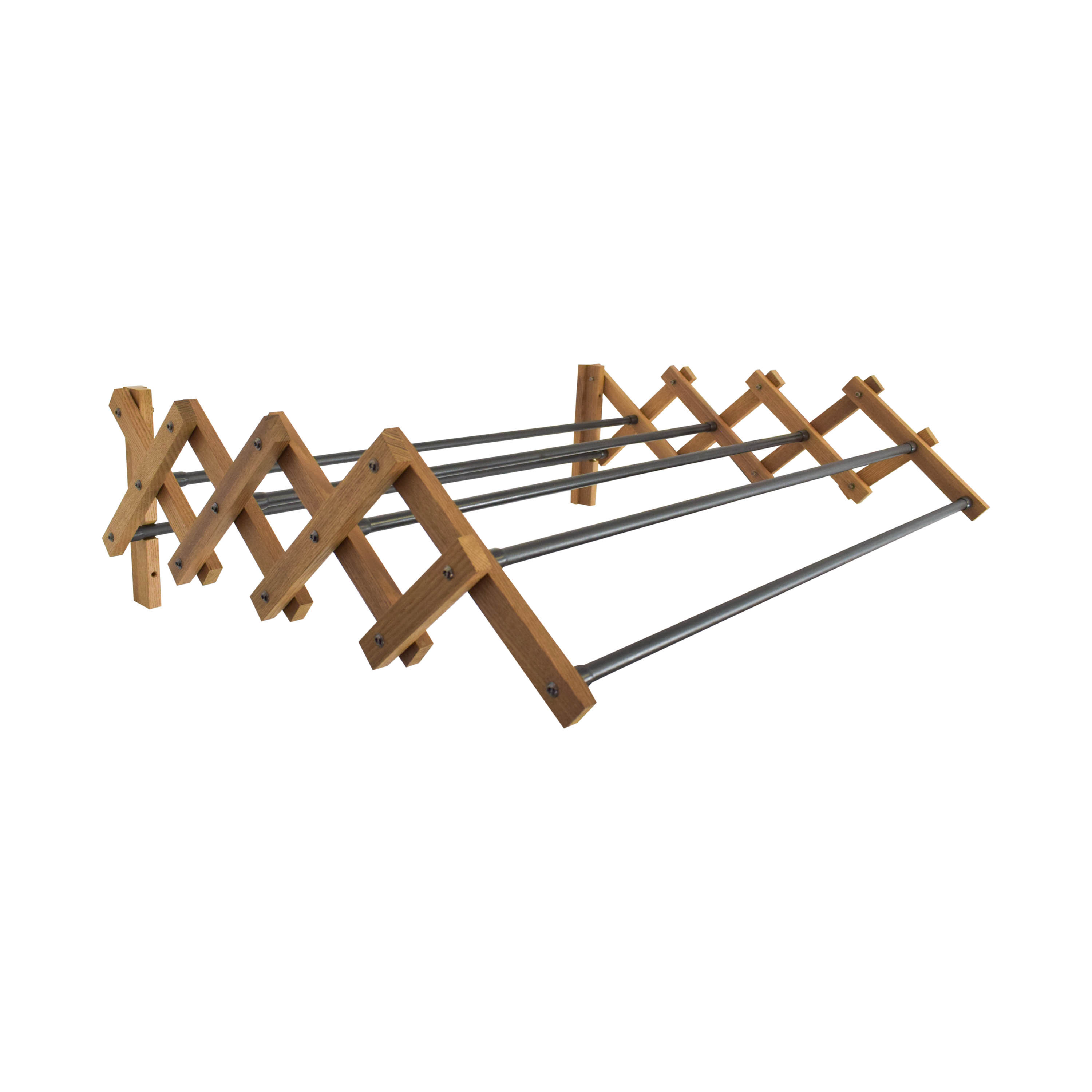 Suszarka ścienna harmonijkowa 80cm rozciągana drewniana eco