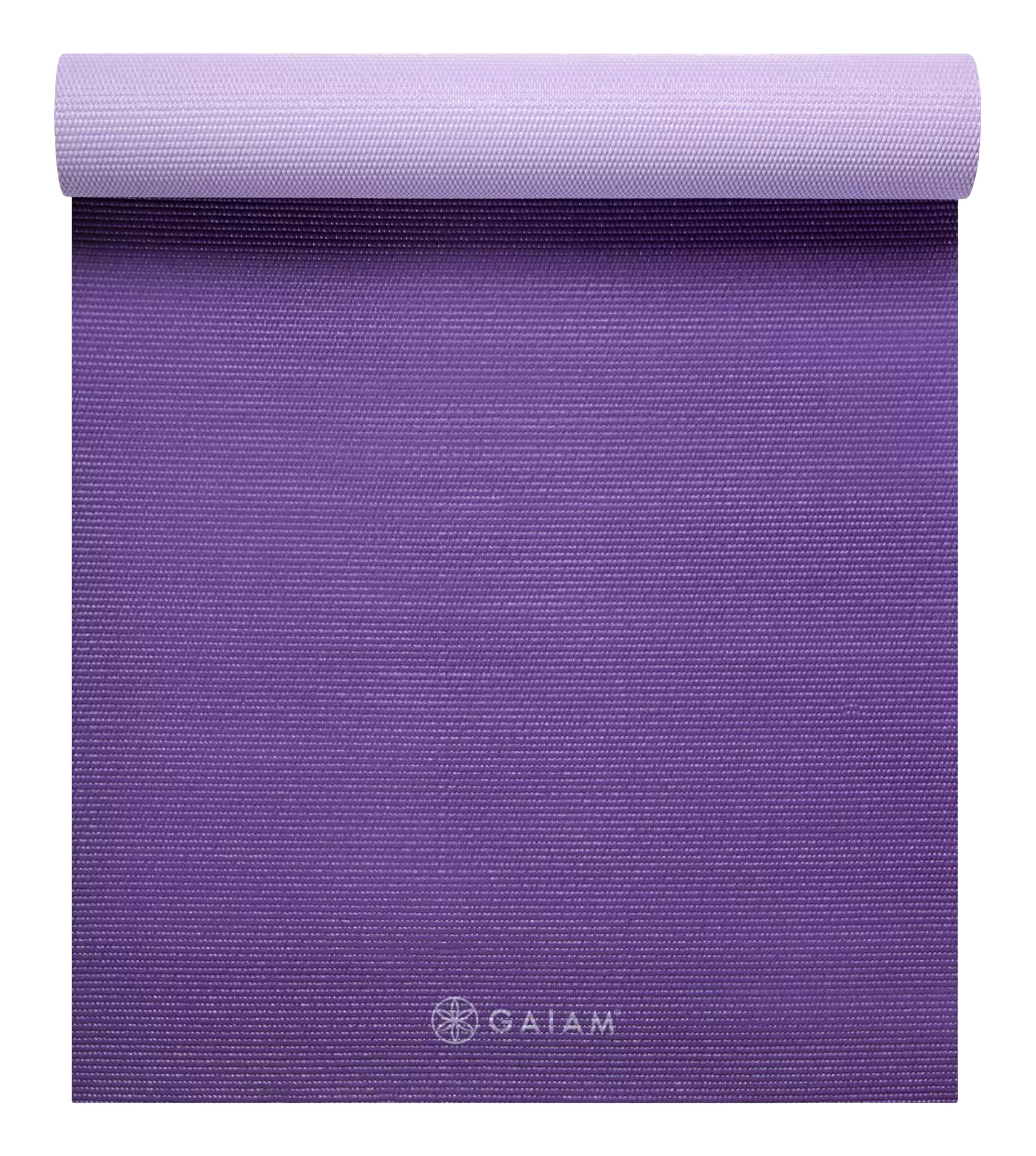 Gaiam Reversible Yoga Mat, Plum, 6-mm