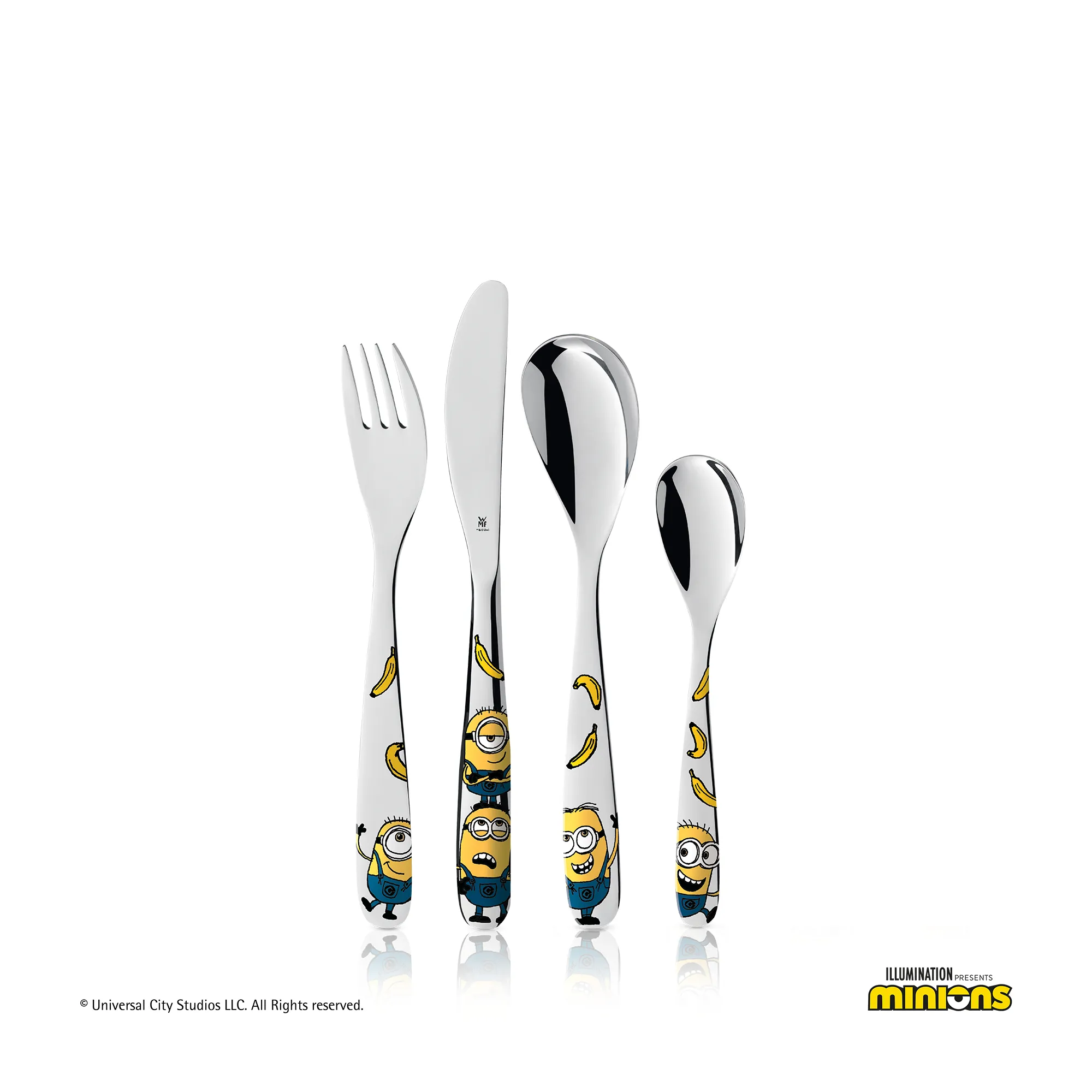 Kids cutlery set Minions, 4-piece