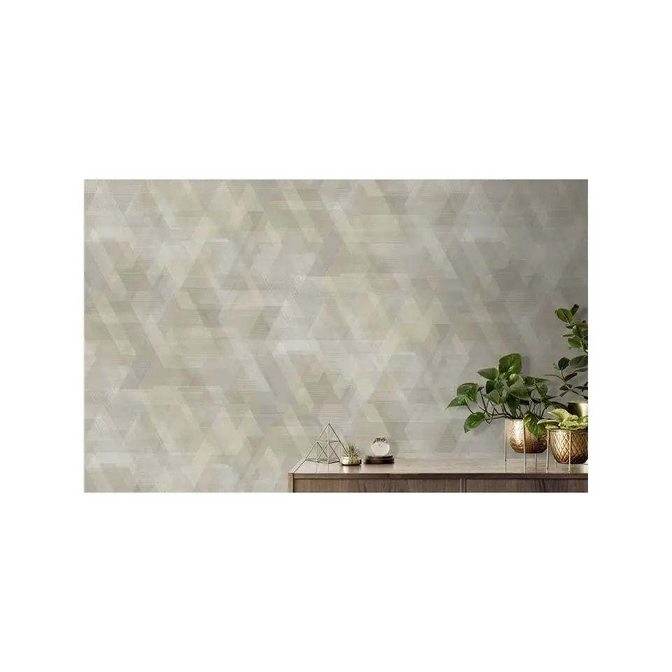 Dutch Wallcoverings - Galactik ruit lichtbeige - 0,53x10,05m