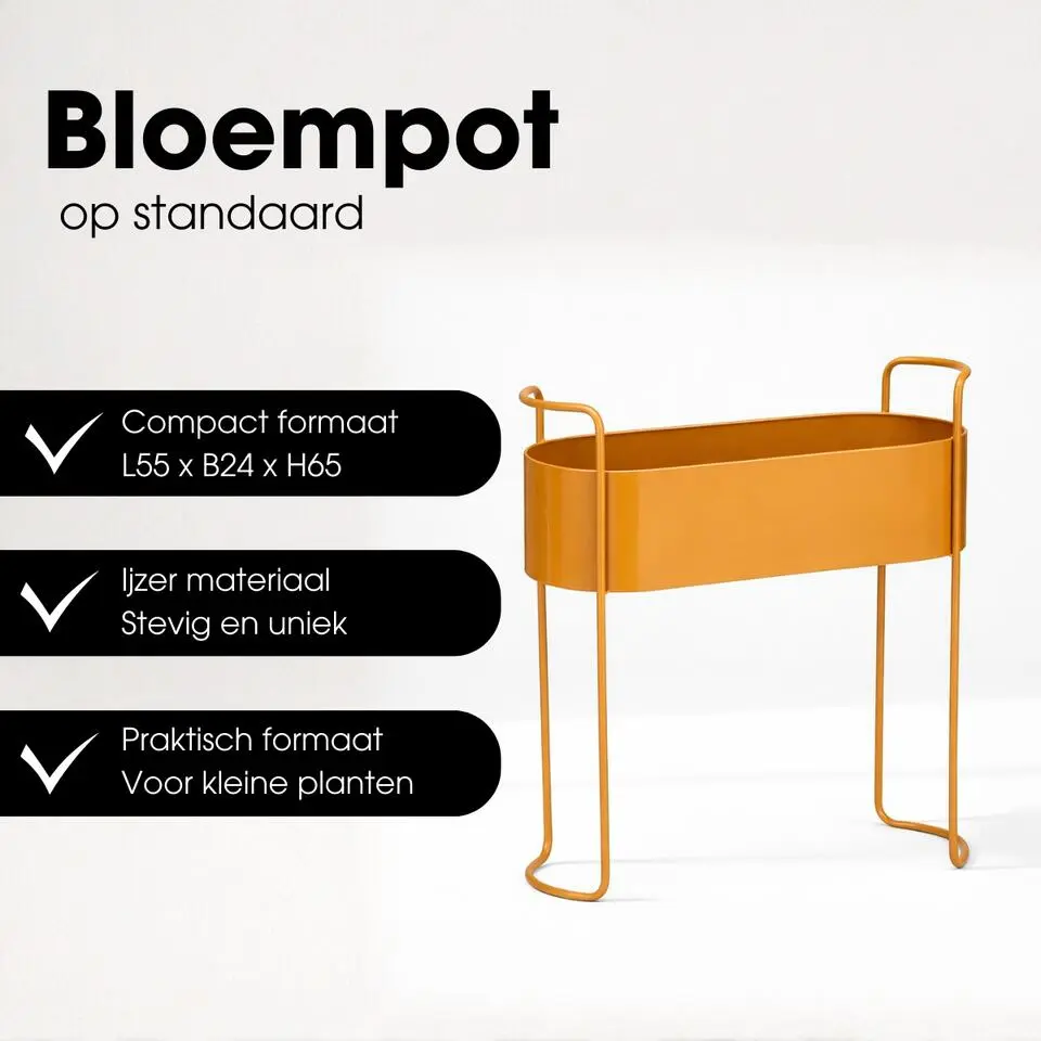 Mica Decorations Moritz Plantenstandaard �?Bruin