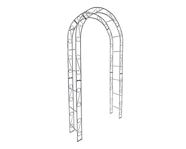 Arche de jardin ALEX sommet arrondi - 140 cm Galvanisé