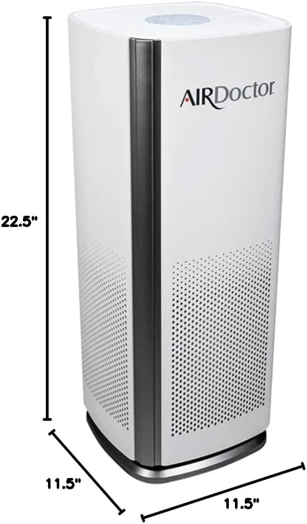 AIRDOCTOR AD1000 HEPA Air Purifier | Perfect for Guest Rooms, Kids' Bedrooms and Home Offices | Circulates the Air in 285 sq. ft. 4X/Hour