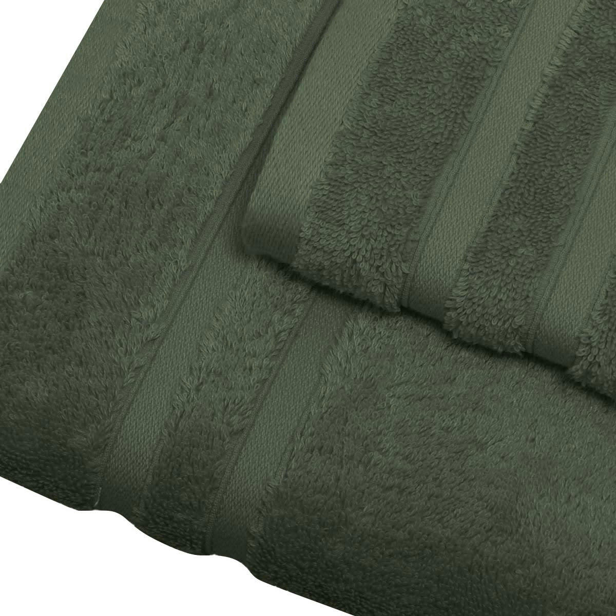 SENSILK - Serviette de toilette 600 gr/m²  eucalyptus 50x100 cm