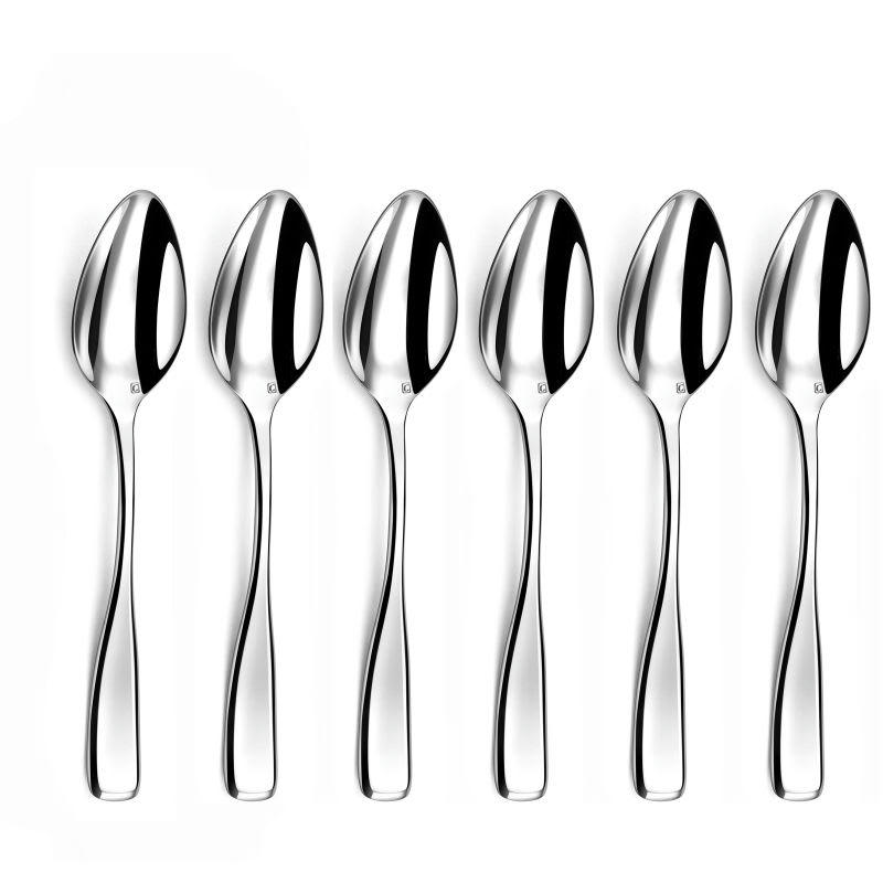 MILLENIUM - Cuillère à café en Acier Inoxydable - Lot de 6