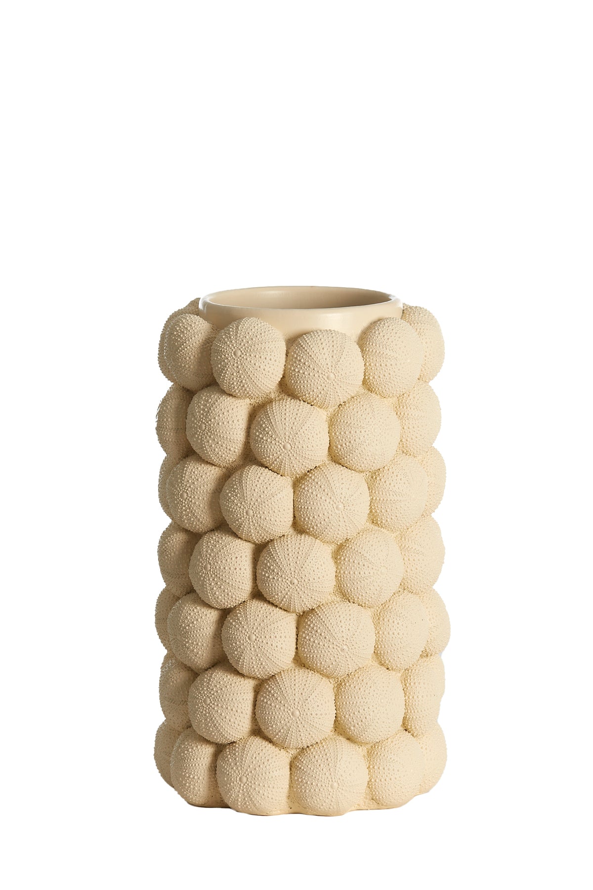 Light & Living vaas SEA URCHIN - Ø19x32.5cm - wit