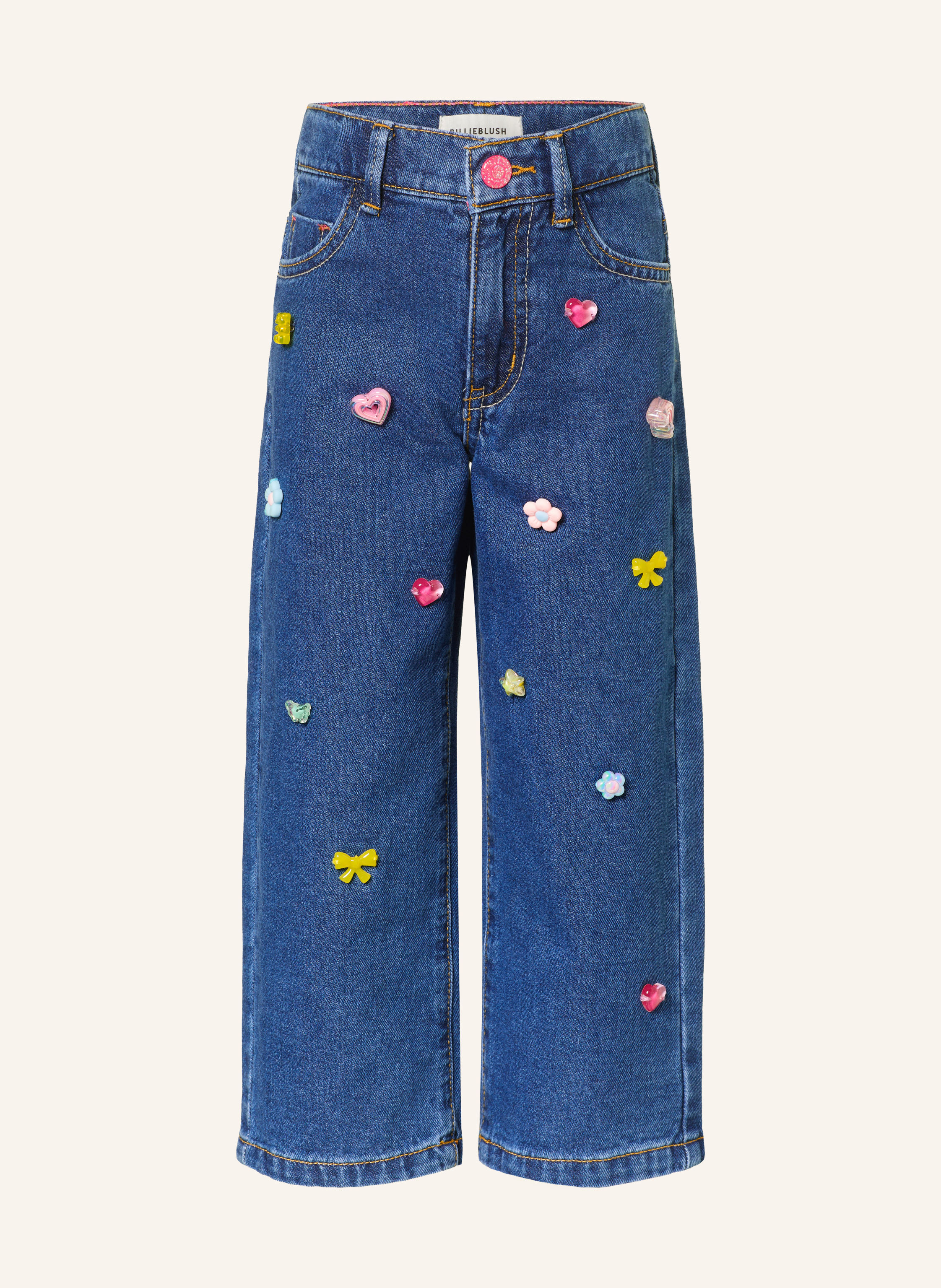 Billieblush Jeans mit Schmuckperlen