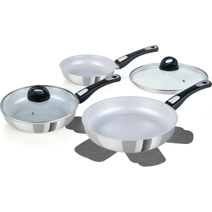 Pfanne 7-teilig Cerafit Steel