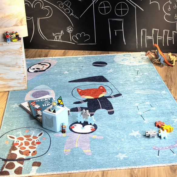 Kinder-Teppich »My Greta «, BxL: 115 x 170 cm, rechteckig, Baumwolle/Polyester