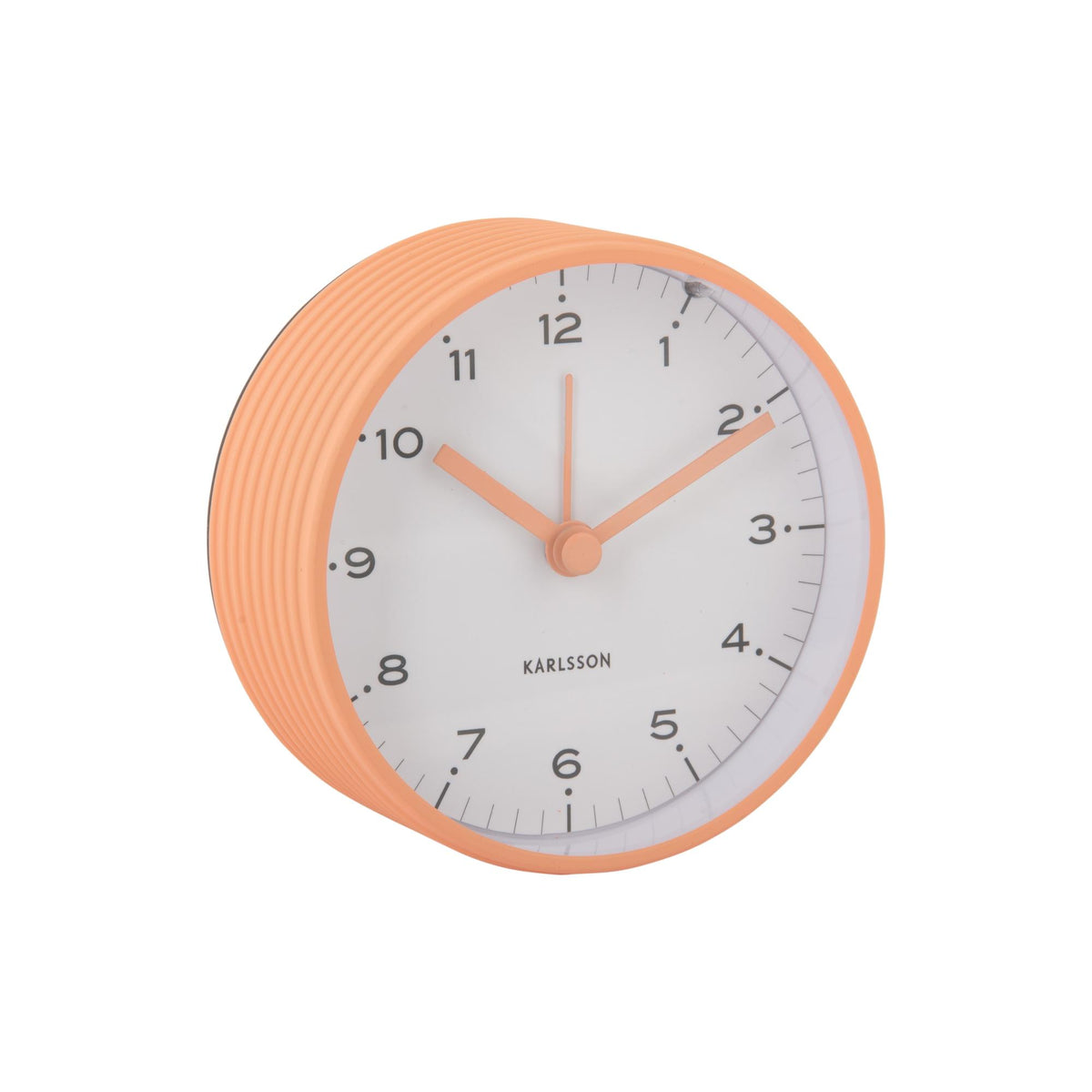 Karlsson wekker Circus Rings - oranje - Ø9cm