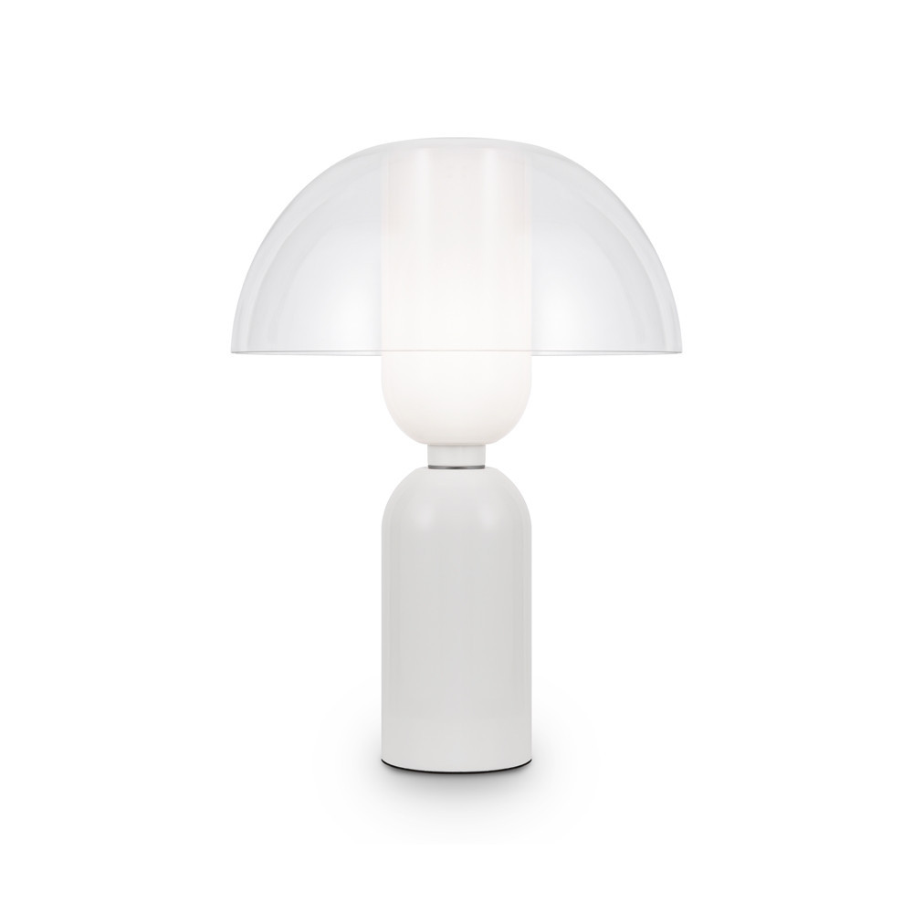 Lampa stołowabiało-przezroczysty Memory 1xE14x40W wys:42,5cm Maytoni