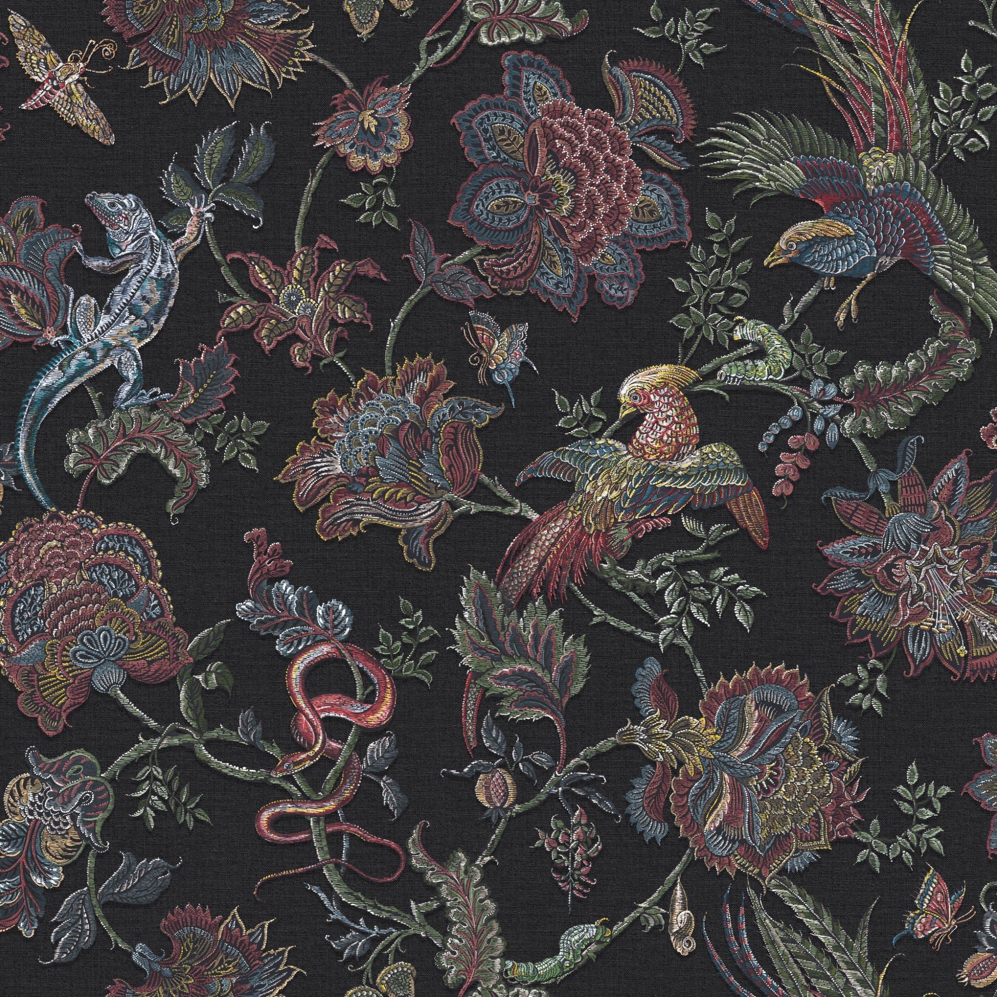 Graham & Brown Vliesbehang Eternal Weave Black