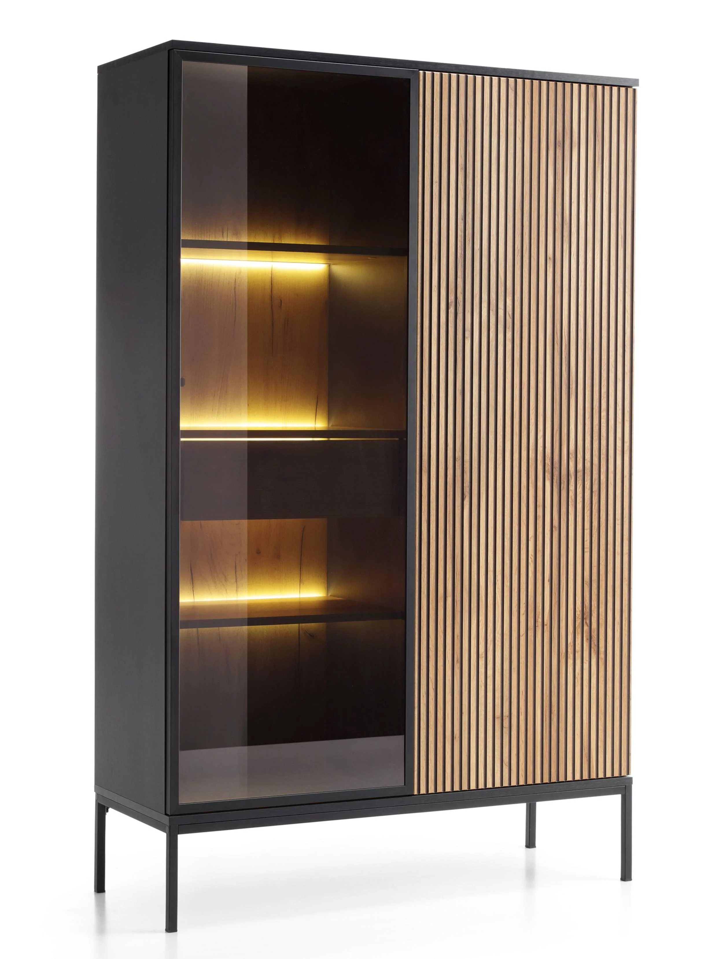 Wandkast Tiana met verlichting