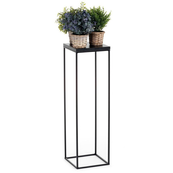 Kwietnik stojący 80 cm BasicLoft czarny