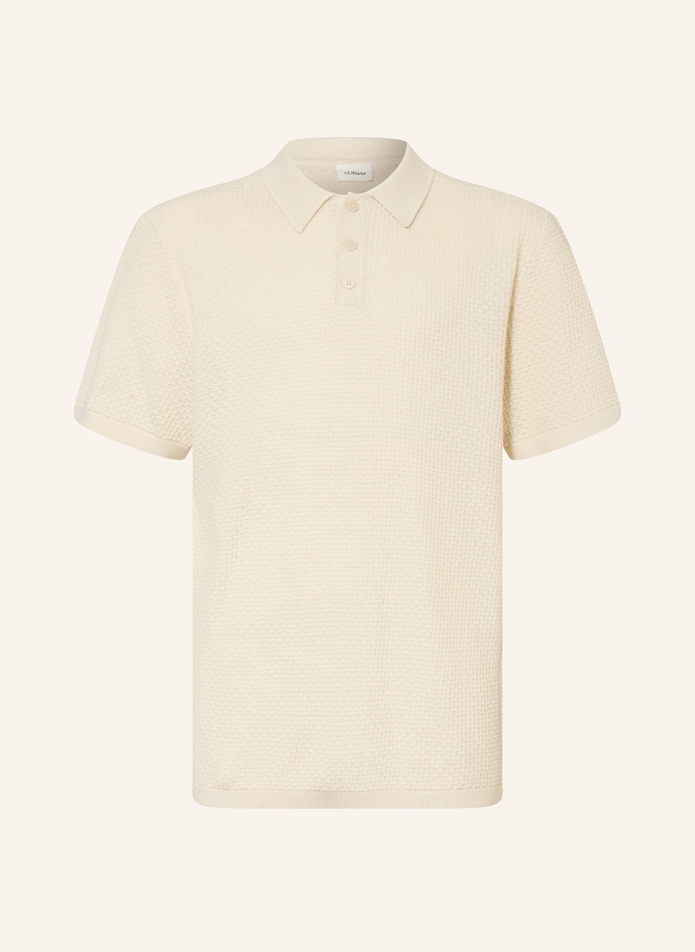 s.Oliver RED Strick-Poloshirt