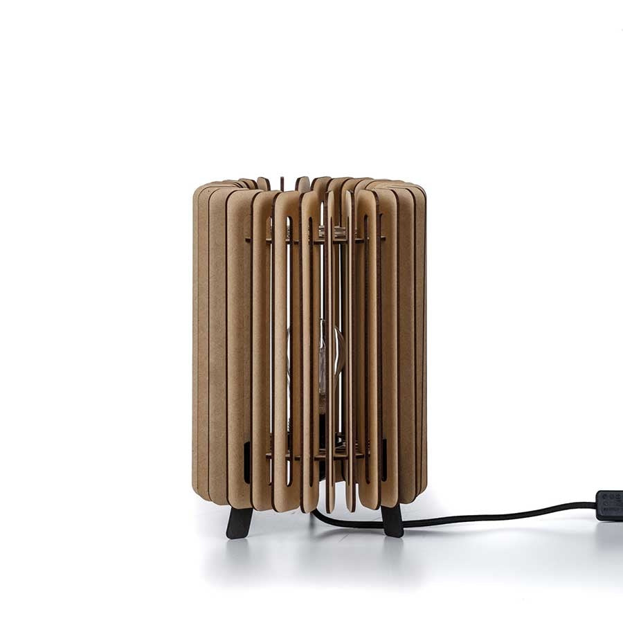 Blij Design tafellamp Edge - 1 lichts - 19.5 x 27  cm - beige