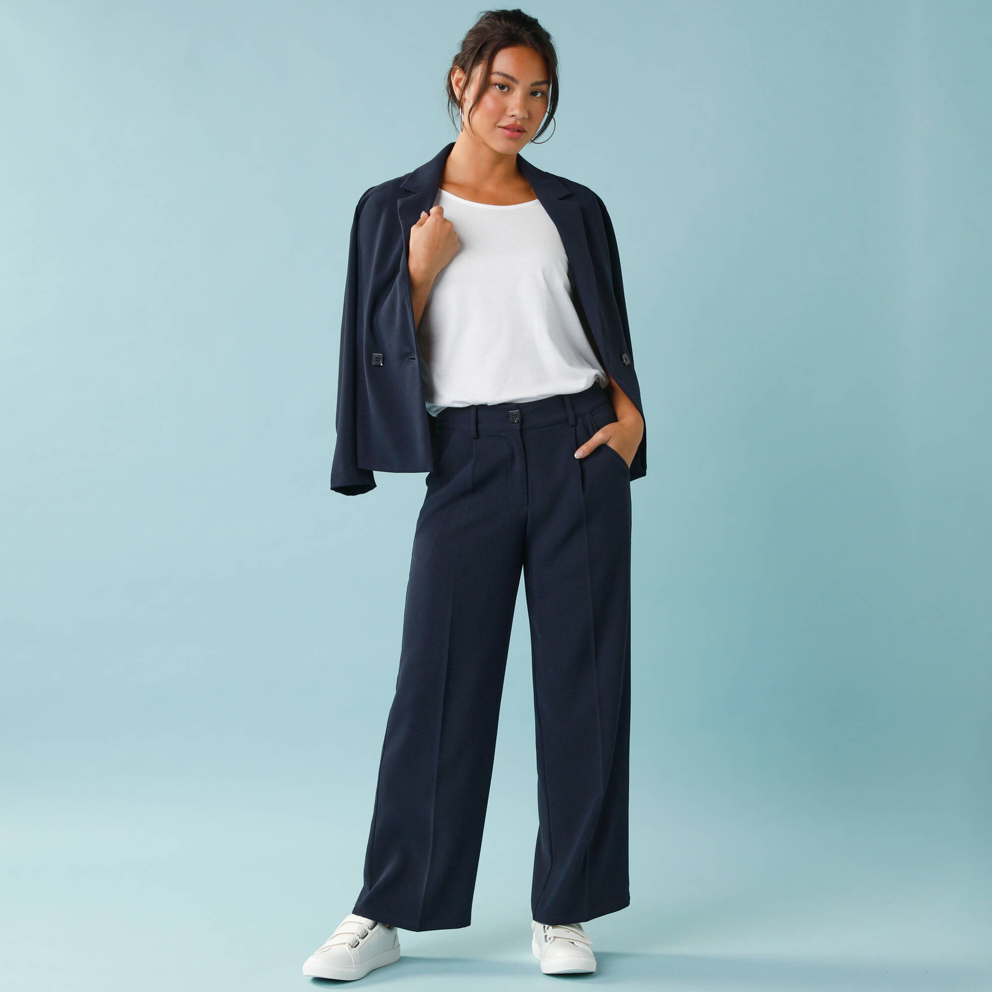 Pantalon large fluide Spécial Petites