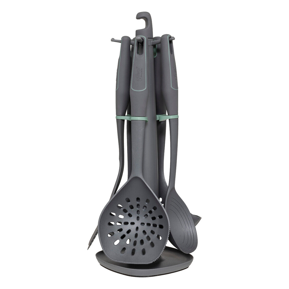 Conjunto de 5 utensílios de servir com suporte NÉO