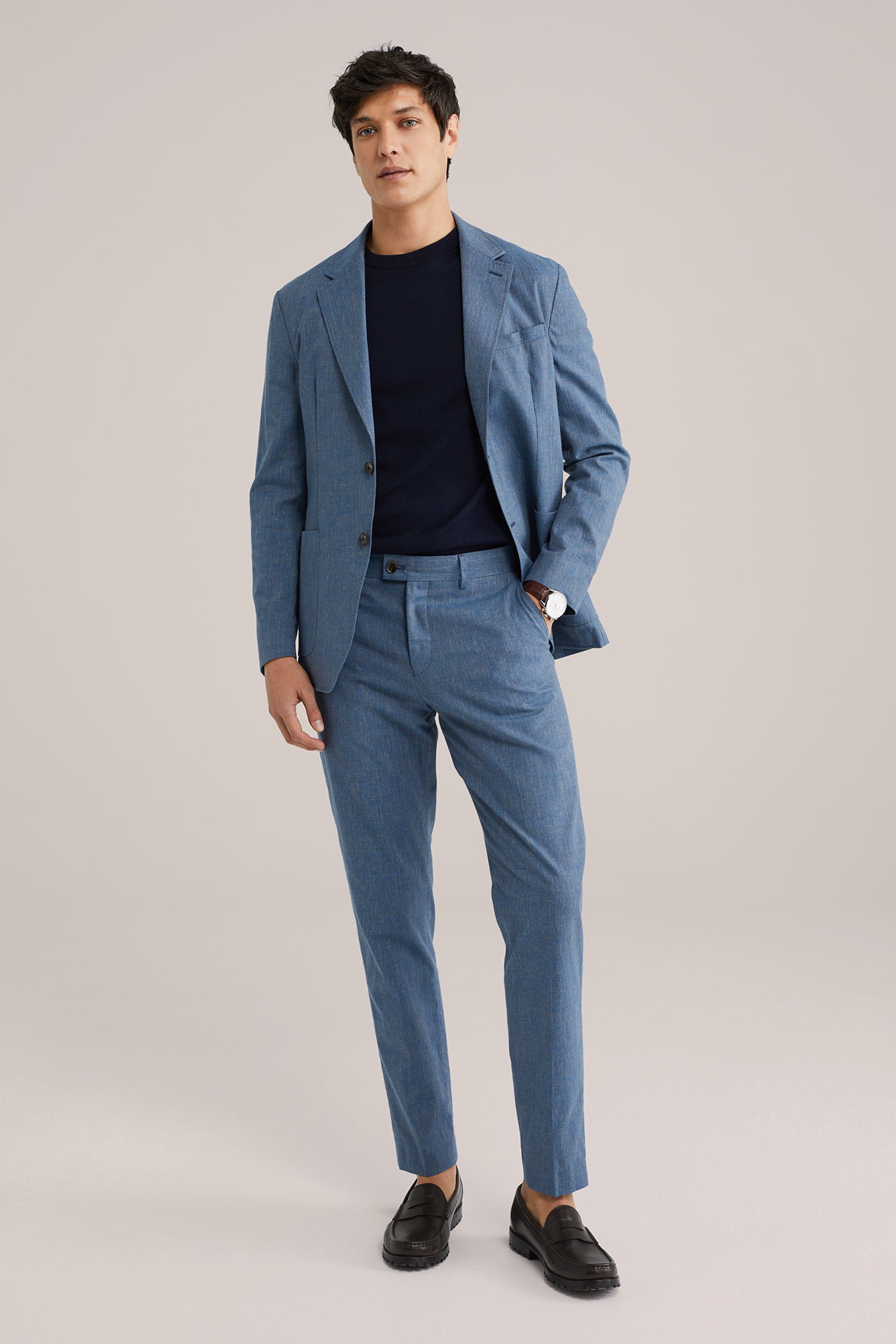 Heren Slim fit blazer van italiaanse kwaliteit