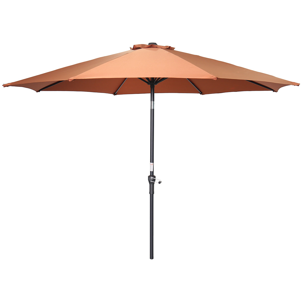 Lotus parasol - Ø300 cm - carbon black - koper